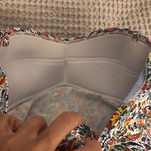 Tommy Bahama tankini top adjustable tie back Sz M excellent condition - Picture 7 of 8